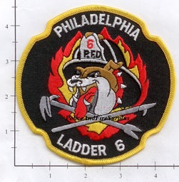 Pennsylvania - Philadelphia Ladder  6 Fire Dept Patch