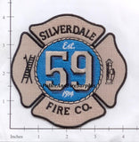 Pennsylvania - Silverdale Fire Company 59 Fire Dept Patch