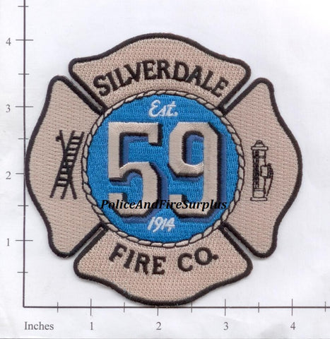 Pennsylvania - Silverdale Fire Company 59 Fire Dept Patch