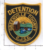 South Carolina - Greenville County Detention CJSD Police Dept Patch