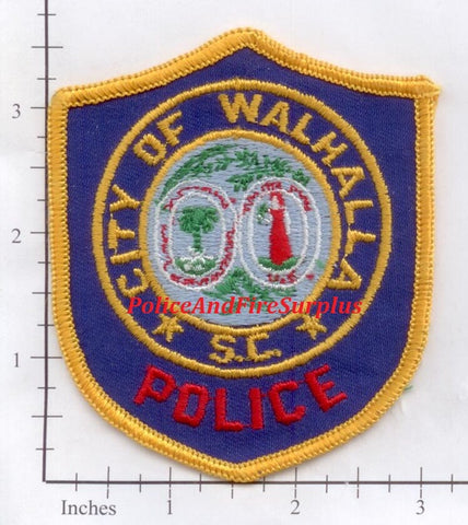 South Carolina - Walhalla Police Patch