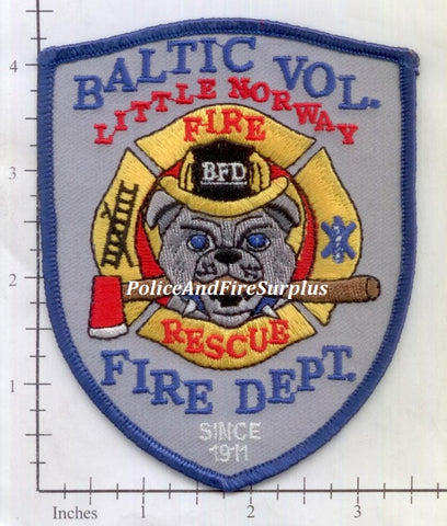 South Dakota - Baltic Volunteer Fire Dept Patch