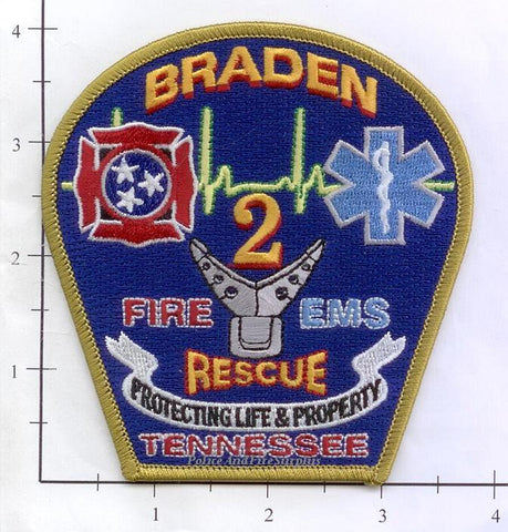 Tennessee - Braden 2 Fire Dept Patch