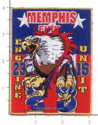 Tennessee - Memphis Engine 23 Unit 15 Fire Dept Patch