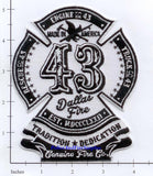 Texas - Dallas Station 43 Fire Dept Patch v2