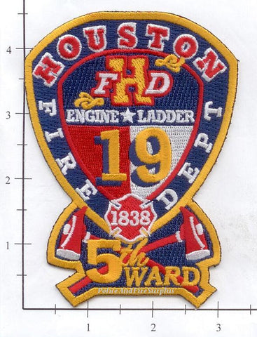 Texas - Houston Station  19 Fire Dept Patch