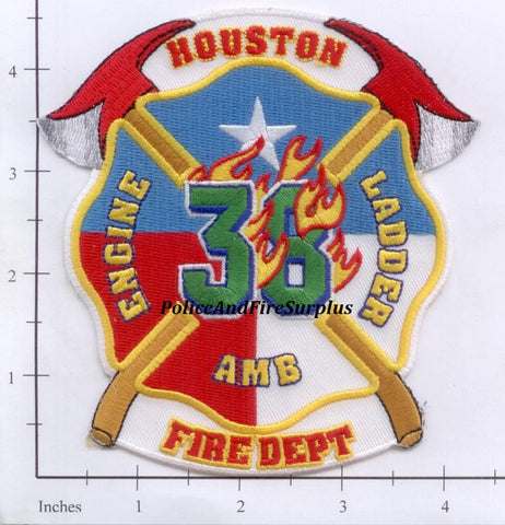 Texas - Houston Station  38 Fire Dept Patch v2
