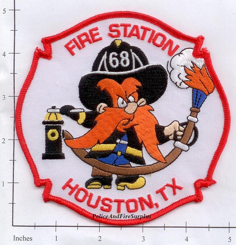 Texas - Houston Station  68 Fire Dept Patch v2