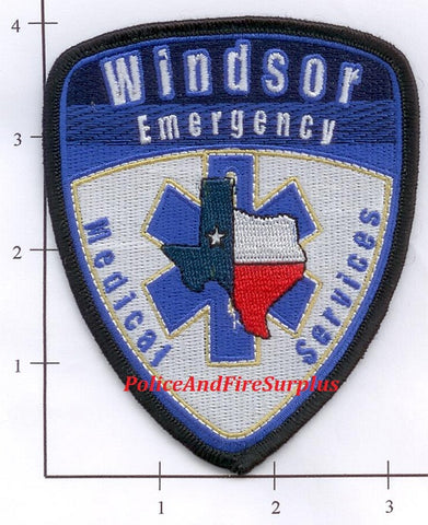 Texas - Houston Windsor EMS Dept Patch