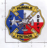 Texas - Humble Vintage Fire Dept Patch v2