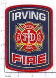 Texas - Irving Fire Dept Patch