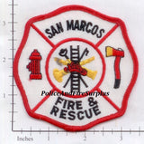 Texas - San Marcos Fire & Rescue Patch