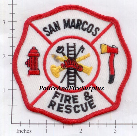 Texas - San Marcos Fire & Rescue Patch