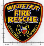 Texas - Webster Fire Rescue Patch
