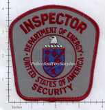 United States -  Energy Dept Security Inspector Police Patch