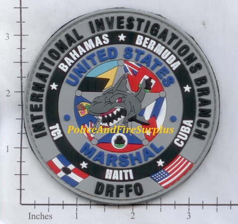 United States -  United States Marshal, International Investigations Branch Police Patch PVC