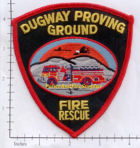 Utah - Dugway Proving Ground Fire Rescue Patch