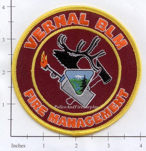 Utah - Vernal Bureau of Land Fire Management Patch