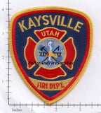 Utah - Kaysville Fire Dept Patch