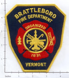 Vermont - Brattleboro Fire Dept Patch v2
