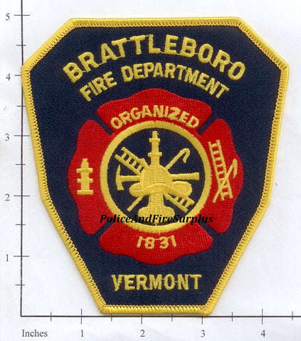 Vermont - Brattleboro Fire Dept Patch v2