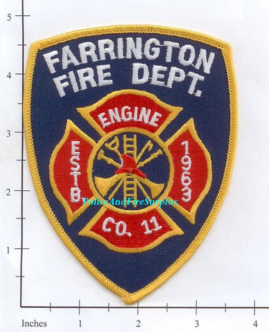 Vermont - Farmington Engine 11 Fire Dept Patch