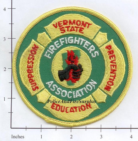 Vermont - Vermont State Firefighters Association Patch