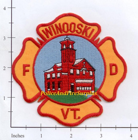 Vermont - Winooski Fire Dept Patch