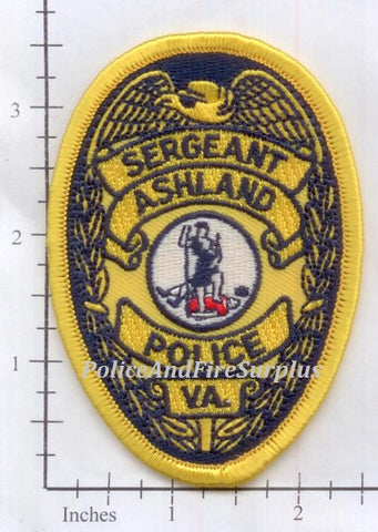 Virginia - Ashland Police Dept Sergeant Patch