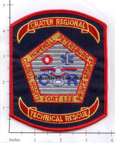Virginia - Crater Regional Technical Rescue Patch v2