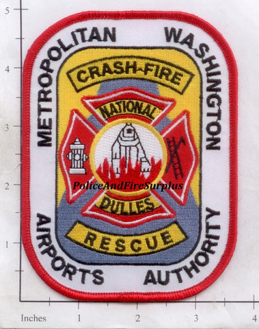 Virginia - Dulles Metropolitan Washington Airports Authority Crash Fire Rescue Fire Patch