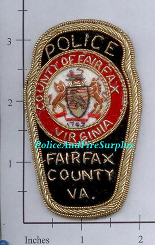 Virginia - Fairfax County Police Dept Bullion Patch