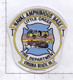 Virginia - Little Creek Naval Amphibious Base Fire Dept Patch