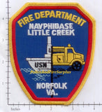 Virginia - Little Creek Navphibase Fire Dept Patch