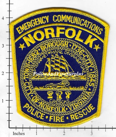 Virginia - Norfolk Emergency Communications Patch