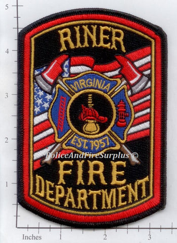 Virginia - Riner Fire Dept Patch