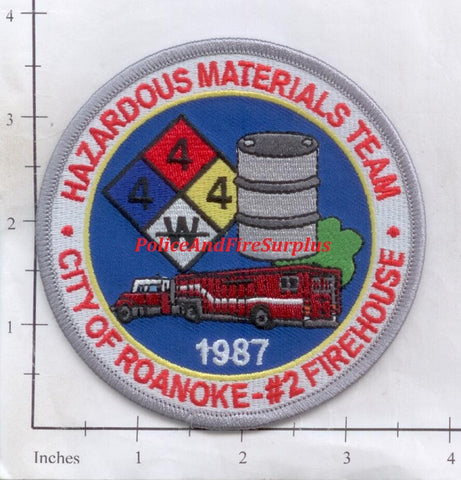 Virginia - Roanoke Haz Mat Team Fire Dept Patch