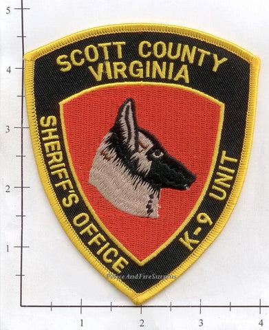 Virginia - Scott County Sheriff's Office K-9 Patch