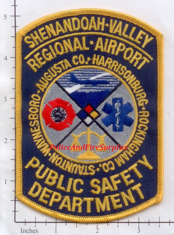 Virginia - Shenandoah Valley Regional Airport Public Safety Fire Dept Patch