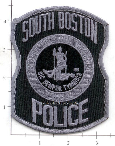 Virginia - South Boston Police Dept Patch v2