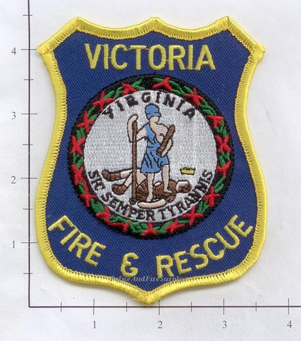 Virginia - Victoria And Fire Rescue Dept Patch