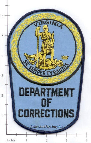 Virginia - Virginia Corrections Police Dept Patch