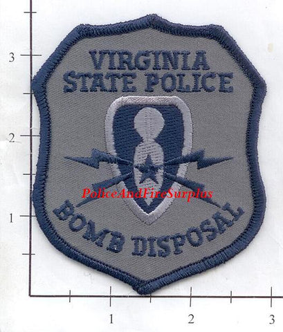 Virginia - Virginia State Bomb Disposal Police Dept Patch