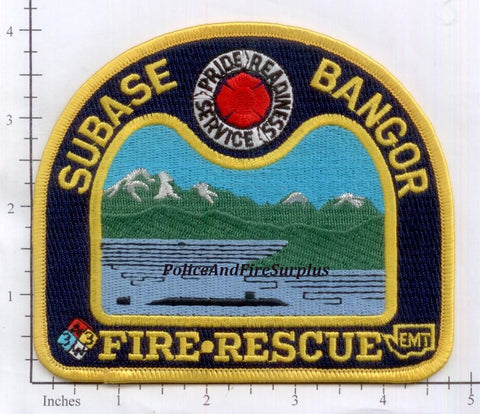 Washington - Bangor Naval Submarine Base Fire Rescue Patch