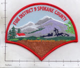Washington - Spokane Fire District 9 Fire Dept Patch