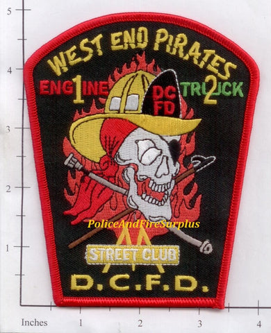 Washington DC - Engine  1 Truck 2 Fire Dept Patch v2