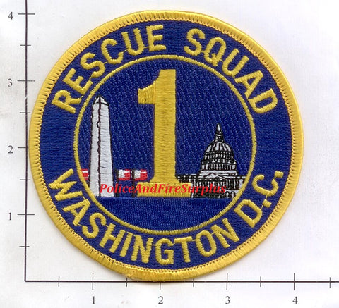 Washington DC - Rescue Squad 1 Fire Dept Patch