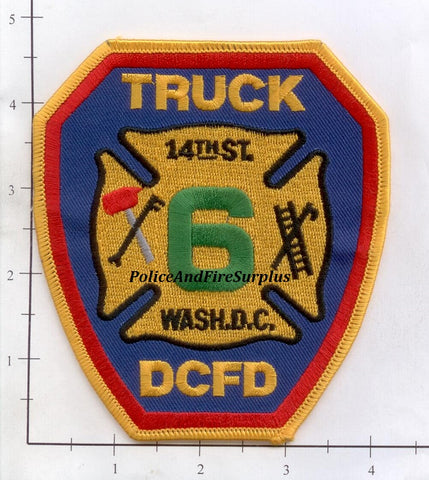 Washington DC - Truck  6 Fire Dept Patch