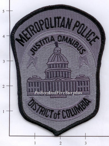 Washington DC - Washington DC Police Dept Patch Subdued