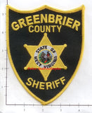 West Virginia - Greenbrier County Sheriff Patch